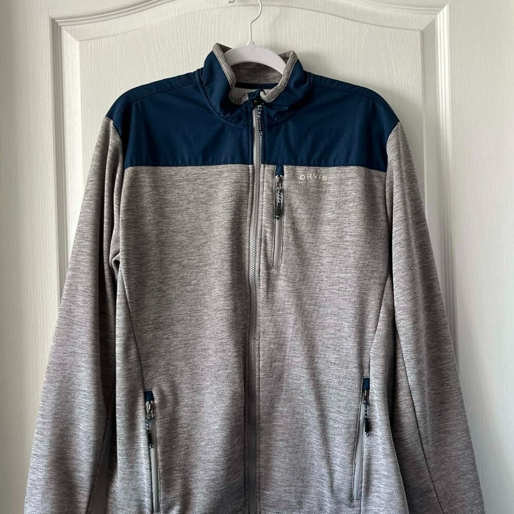 Orvis Men's Full Zip Fleece Lined Jacket size Medium